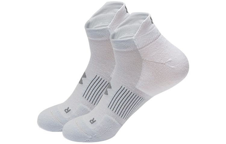 Under Armour ArmourDry Run No Show Socks 'White Grey' 1361164-100 sold by KicksCrew product image thumbnail 3