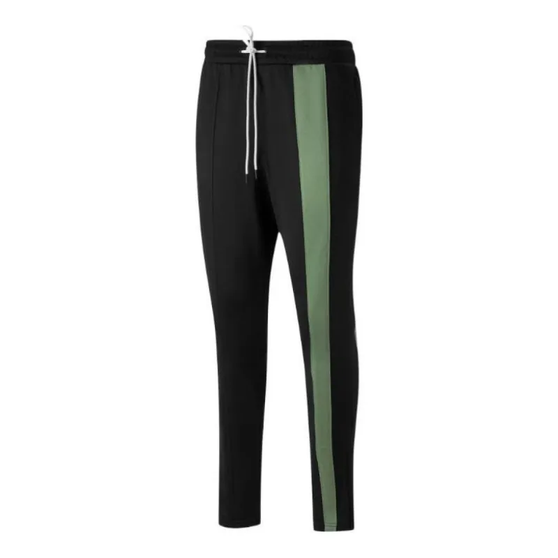 Puma Ralph Sampson Basketball Pants 'Black Green' 532105-15 sold by KicksCrew