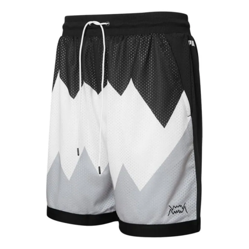Puma Scholarship Basketball Shorts 'Black White Grey' 532098-02 sold by KicksCrew