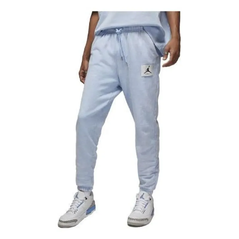 Air Jordan Flight Fleece Washed Pants 'Ice Blue' DR3089-411 sold by KicksCrew