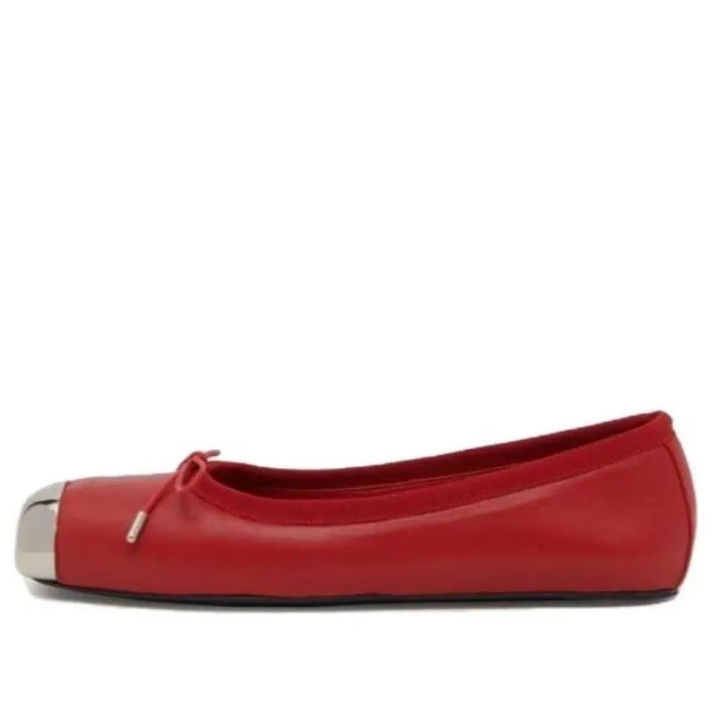 (WMNS) Alexander McQueen Ballerina Shoes 'Red' 757510WICX56088 sold by KicksCrew