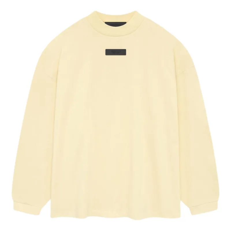 Fear of God Essentials SS24 Long-Sleeve Tee 'Garden Yellow' 125SP244201F sold by KicksCrew
