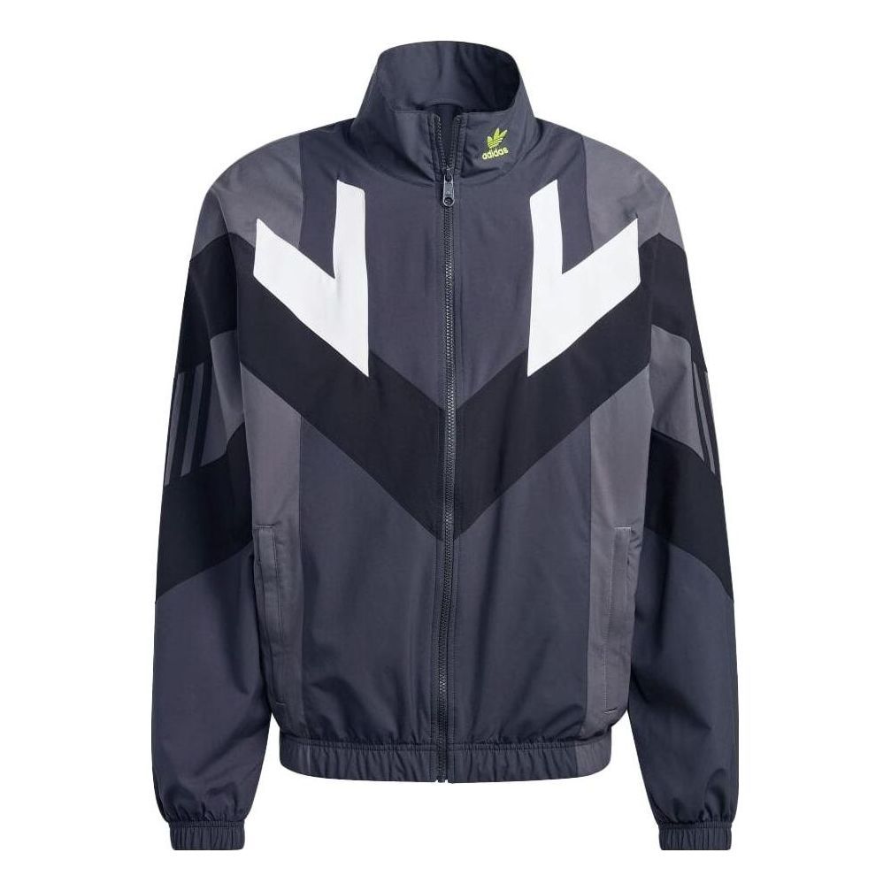 adidas originals Rekive Woven Track Jacket 'Carbon' IC6004 sold by KicksCrew
