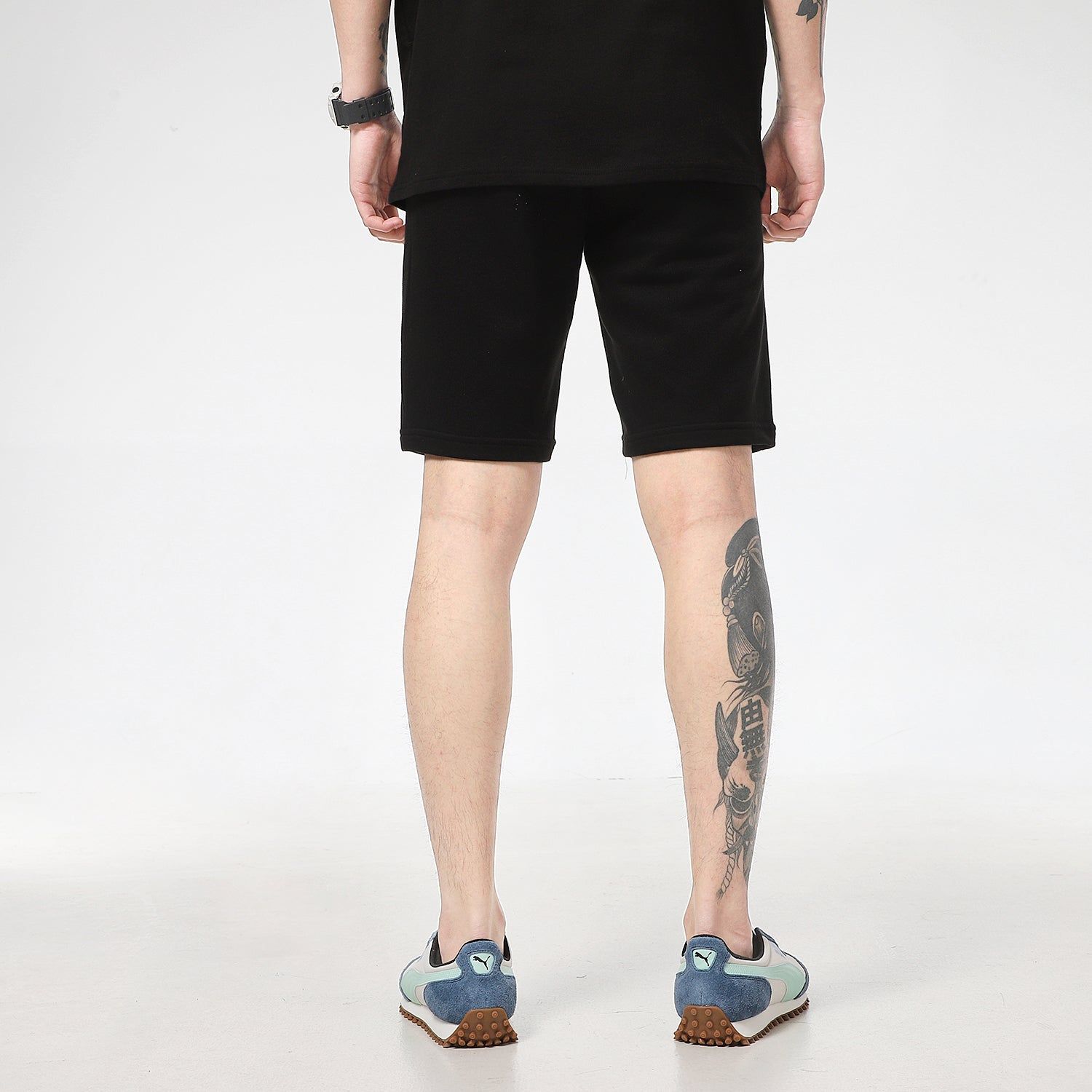 Puma Essentials+ 12" Shorts 'Black White' 588739-01 sold by KicksCrew product image thumbnail 4