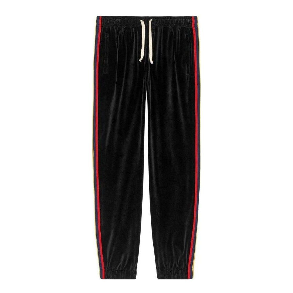 GUCCI Chenille Jogging Pant With Patch 'Black' 572917XJA5W-1082 sold by KicksCrew