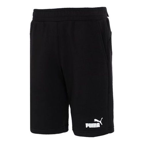 Puma Essentials+ 12" Shorts 'Black White' 588739-01 sold by KicksCrew