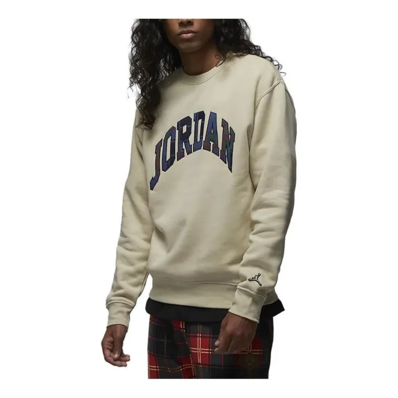Air Jordan Essential Holiday Fleece Crew 'Beige' DV1574-206 sold by KicksCrew
