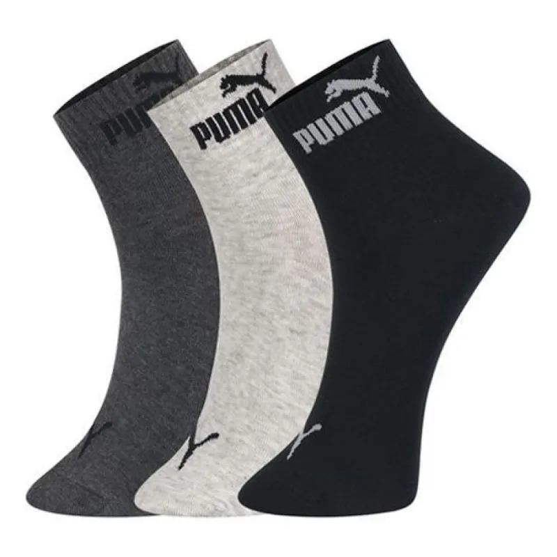 Puma Sneaker Socks 3 pack 'Black Grey' 100002945-001 sold by KicksCrew