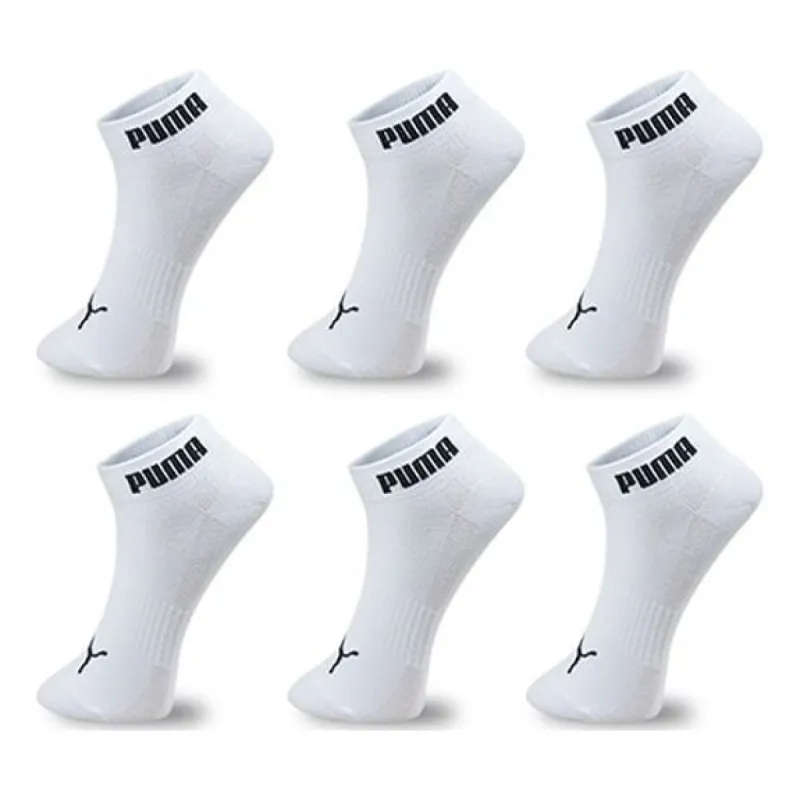 Puma Quarter Socks 3 pack 'White Black' 100002381-003 sold by KicksCrew