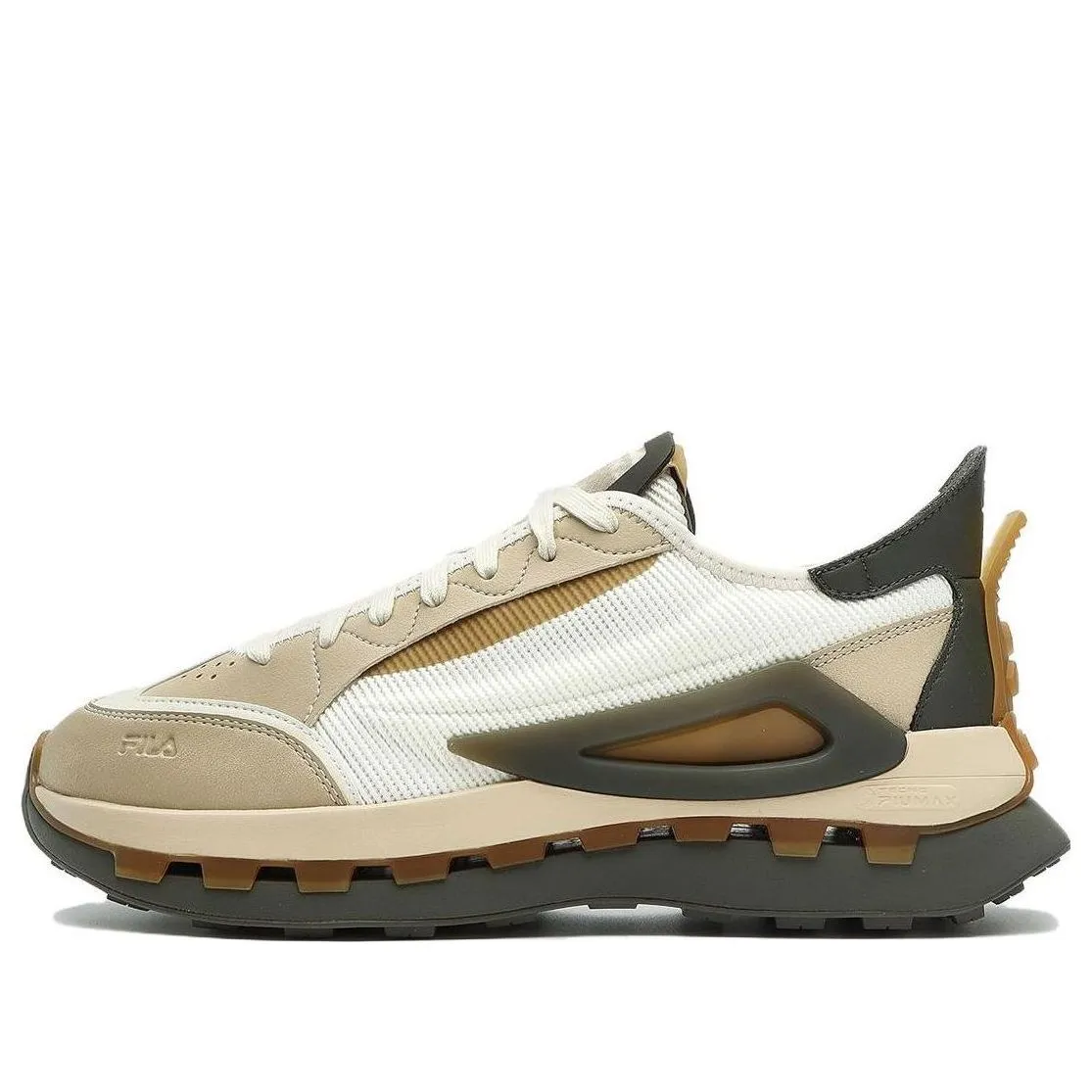 FILA KM Athletic Shoes 'White Beige Green' F12M333103FBP sold by KicksCrew