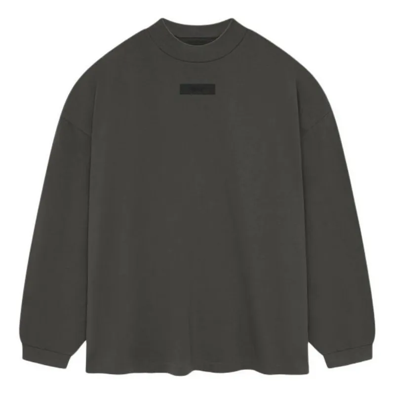 Fear of God Essentials SS24 Long-Sleeve Tee 'Ink' 125SP244200F sold by KicksCrew