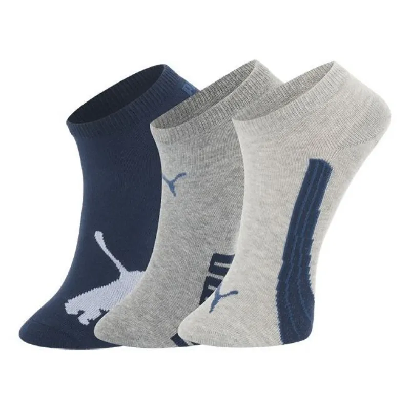 Puma Sneaker Socks 3 pack 'Black Grey' 100000617-003 sold by KicksCrew