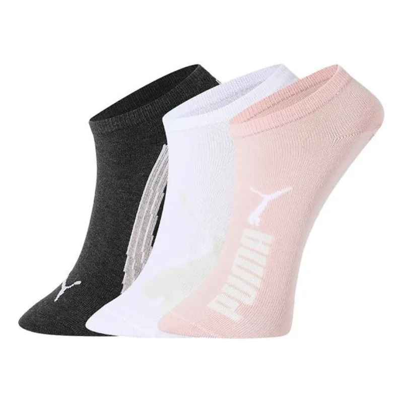 Puma Sneaker Socks 3 pack 'Black White Pink' 100000495-006 sold by KicksCrew