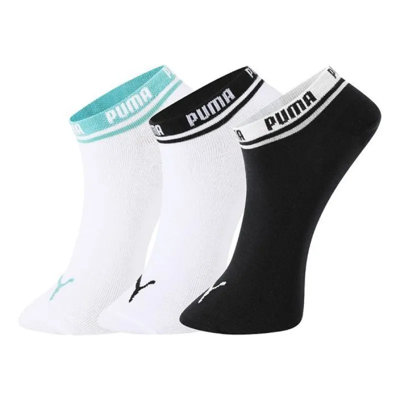 Puma Sneaker Socks 3 pack 'Black White Blue' 100000379-006 sold by KicksCrew