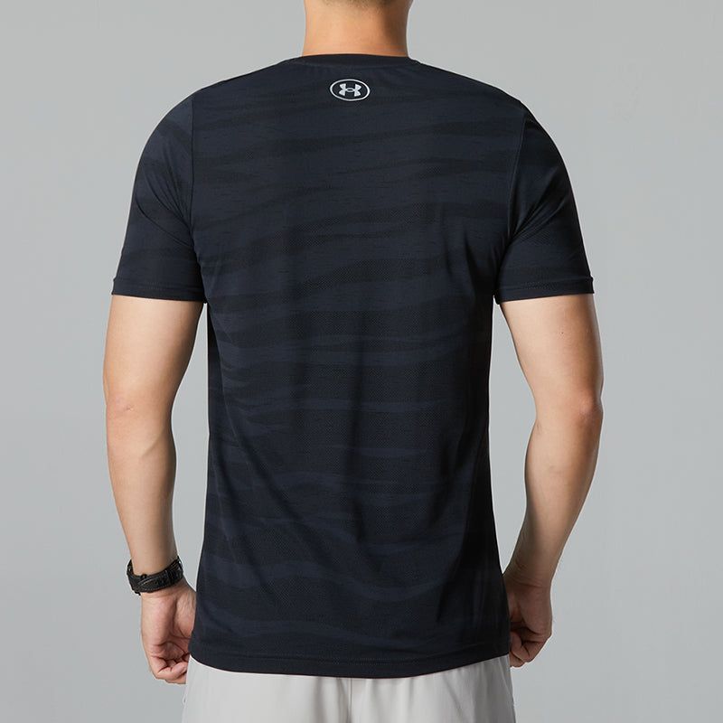 Under Armour Seamless Wave T-shirt 'Black' 1373726-001