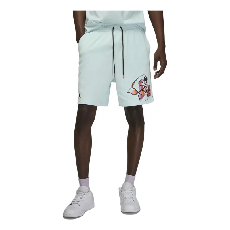 Air Jordan Flight MVP Fleece Shorts 'Ice Blue' DX9714-474 sold by KicksCrew