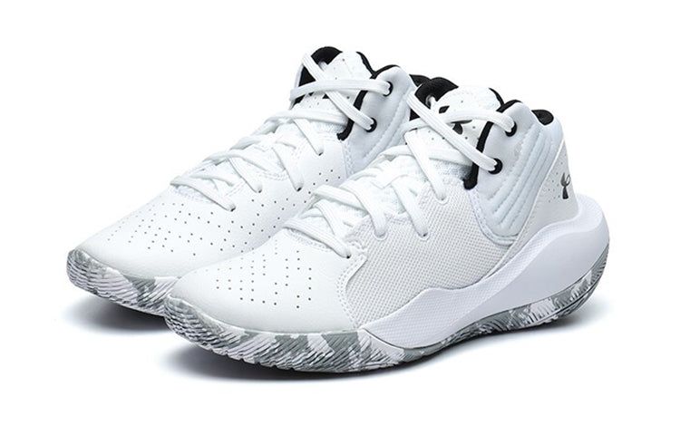 (GS) Under Armour Jet 21 SYN 'White Grey' 3025349-103 sold by KicksCrew product image thumbnail 2
