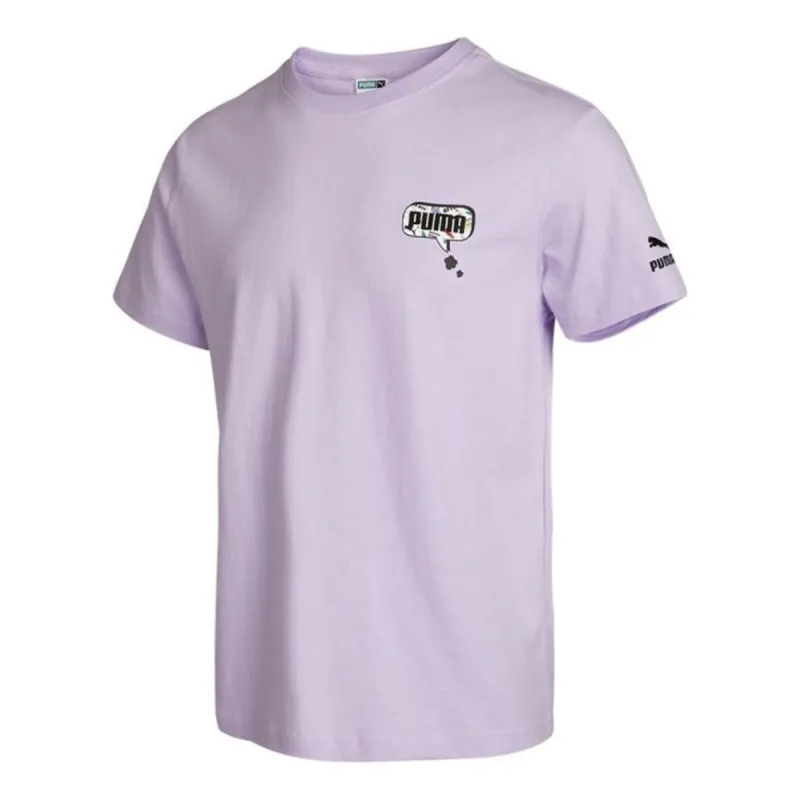 Puma Awareness AOP T-Shirt 'Purple White Black' 532034-16 sold by KicksCrew