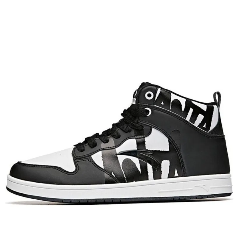 ANTA Skateboarding Series Sneakers High 'Black White' 91648060-3 sold by KicksCrew