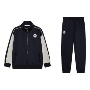 (GS) Under Armour Classic Sport Jacket And Joggers 'Black Grey' 233103660 sold by KicksCrew