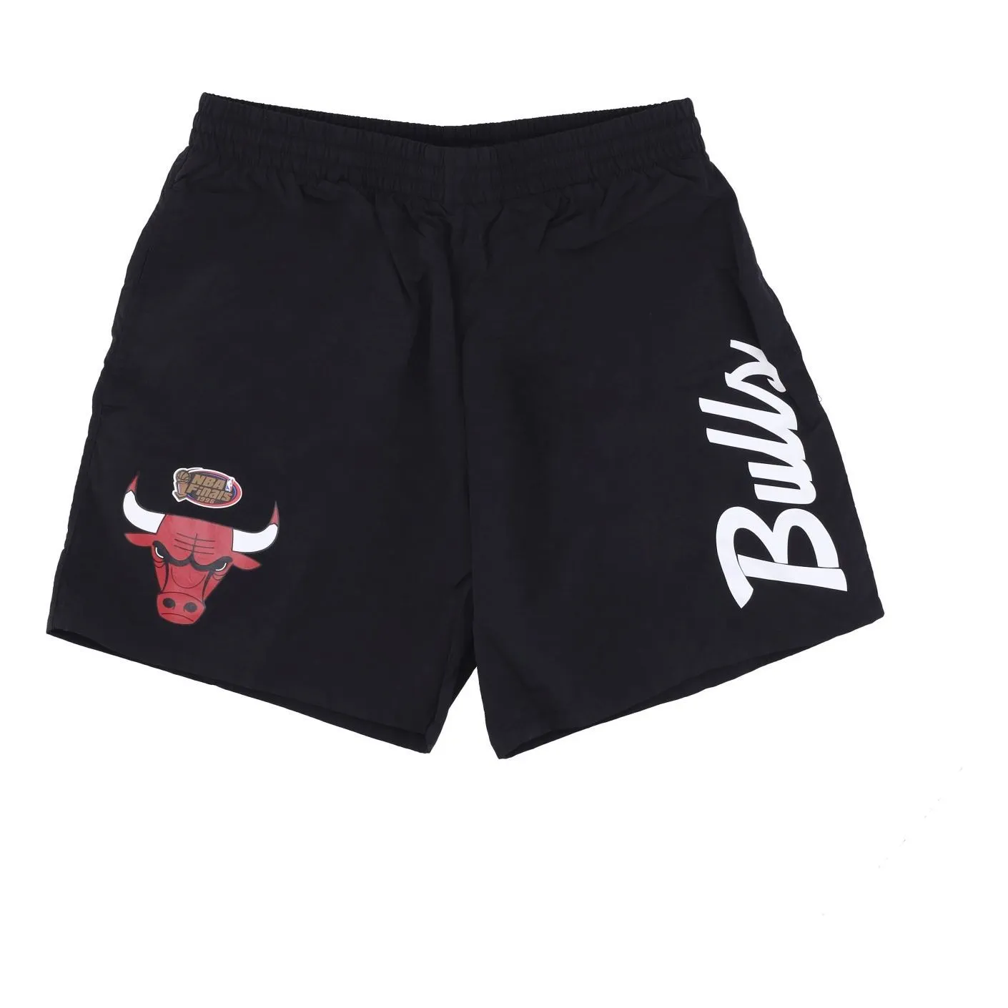 Mitchell & Ness x NBA Team Essentials Nylon Shorts 'Chicago Bulls' PSHR4435-CBUYYPPPBLCK sold by KicksCrew
