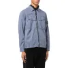 STONE ISLAND Brushed Cotton Canvas Zip Overshirt 'Dark Blue' 7715101WN-V0124 sold by KicksCrew
