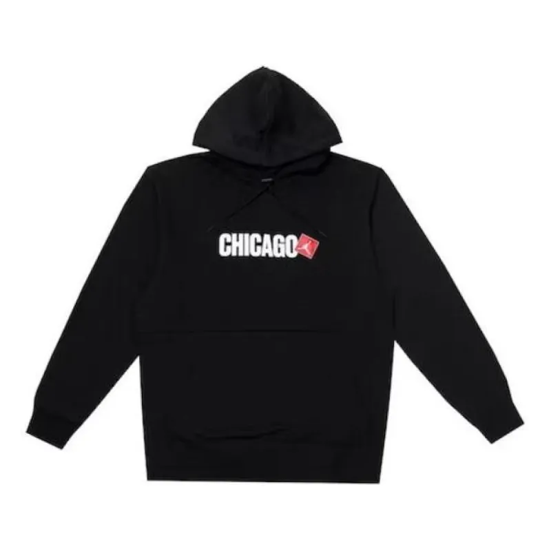 Air Jordan Chicago City Pullover Hoodie 'Black' DD8063-010 sold by KicksCrew
