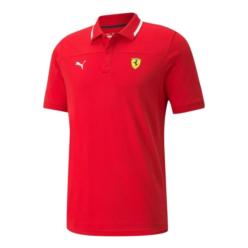 Puma Scuderia Ferrari Race Men's Polo Shirt 'Red White Yellow' 531686-02 sold by KicksCrew