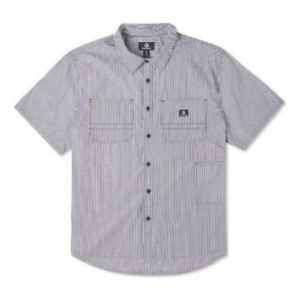 Converse Striped Woven Carpenter Button Down 'Grey' 10023411-A01 sold by KicksCrew