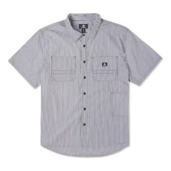 Converse Striped Woven Carpenter Button Down 'Grey' 10023411-A01 sold by KicksCrew