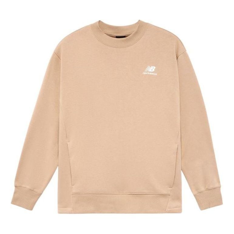 (WMNS) New Balance Sportswear Fleece Sweatshirt 'Orange White' AWT23337-INC sold by KicksCrew