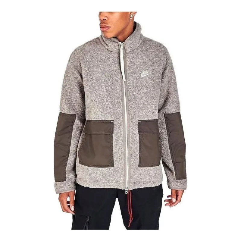 Nike Sportswear Essentials Jacket 'Grey' DD5021-087 sold by KicksCrew