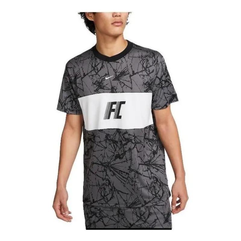 Nike FC Dri-FIT Jersey 'Black Grey' DV9770-068 sold by KicksCrew