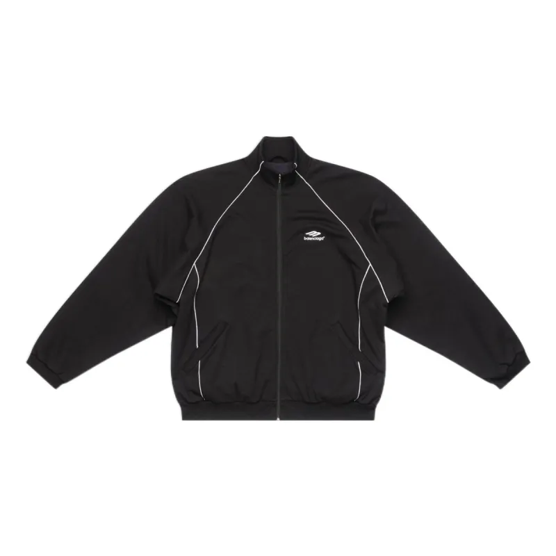 Balenciaga 3B Sports Icon Tracksuit Jacket 'Black' 697954TMVA61000 sold by KicksCrew