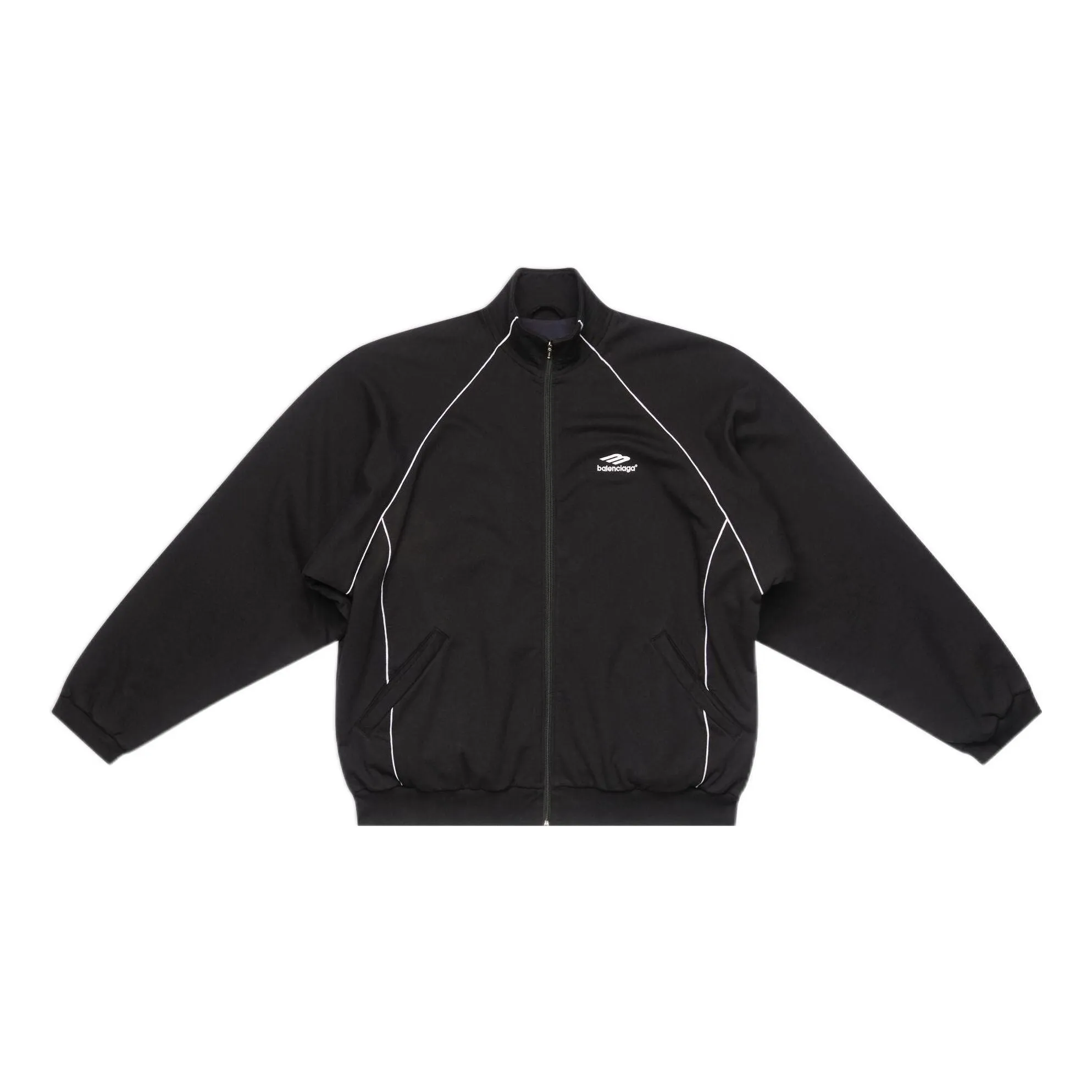 Balenciaga 3B Sports Icon Tracksuit Jacket 'Black' 697954TMVA61000 sold by KicksCrew