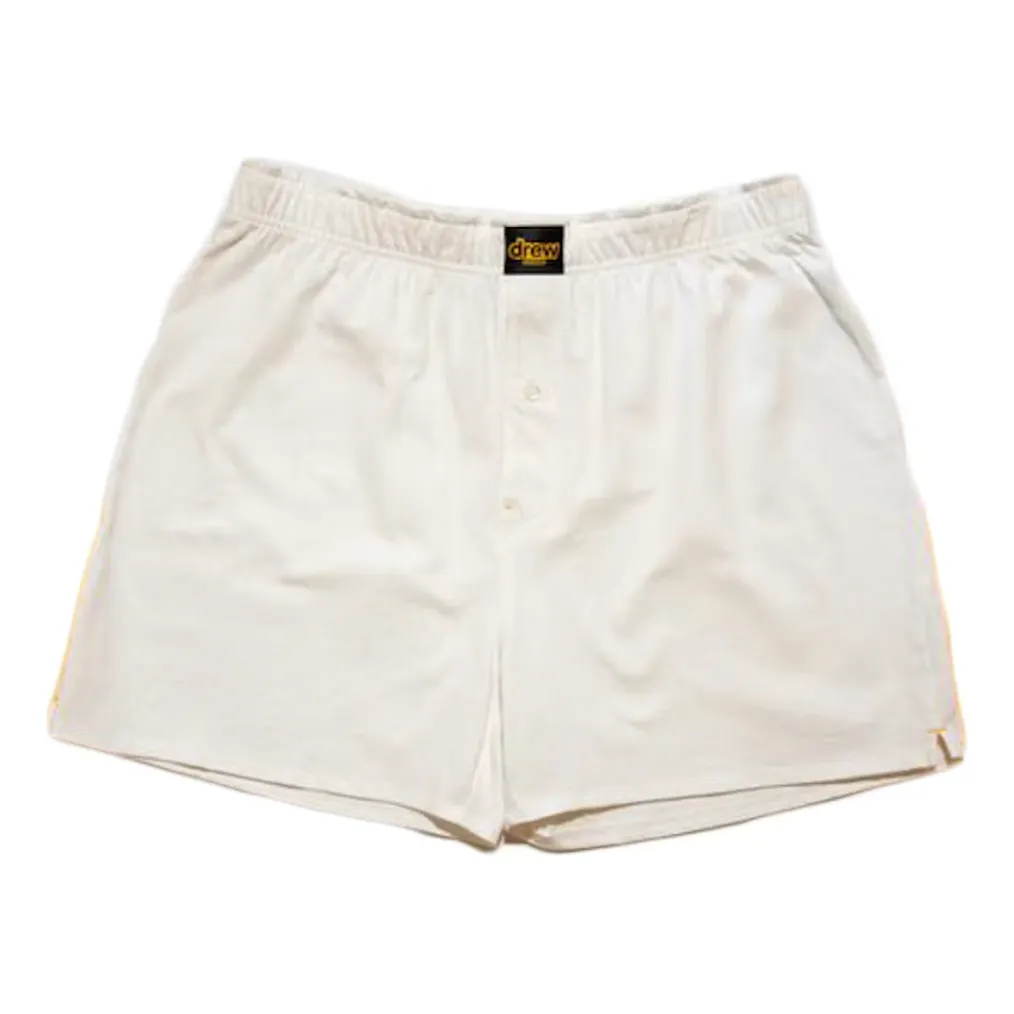 Drew House Basic Boxer Shorts 'White' DR-SS21-13 sold by KicksCrew