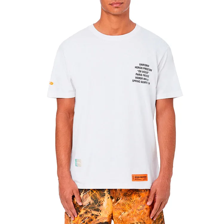 HERON PRESTON Metal Worker T-shirt 'White' HMAA001S196320260188 sold by KicksCrew product image thumbnail 3