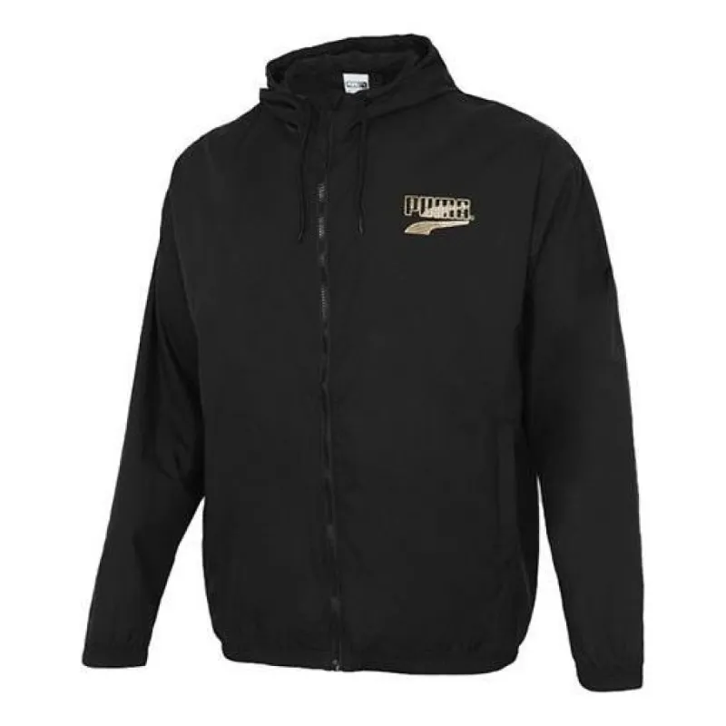Puma Decor 8 Lightweight Woven Jacket 'Black Gold' 531487-01 sold by KicksCrew
