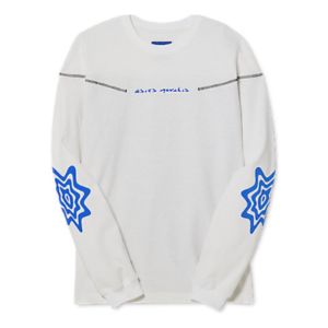 Asics Novalis Bixance Long Sleeve Top 'White Blue Black' 2203A232-100 sold by KicksCrew