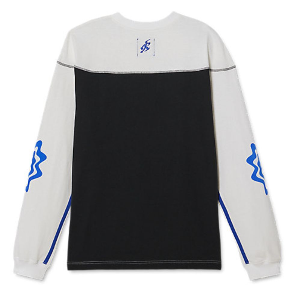 Asics Novalis Bixance Long Sleeve Top 'White Blue Black' 2203A232-100 sold by KicksCrew product image thumbnail 2