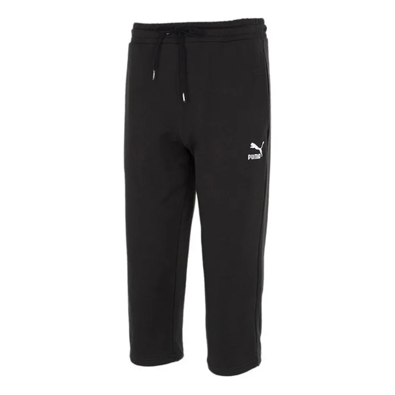 Puma Active Woven 3/4 Pants 'Black White' 531466-01 sold by KicksCrew