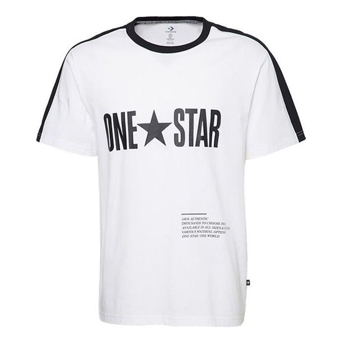Converse One Star Panel T-Shirt 'White' 10016941-A01 sold by KicksCrew