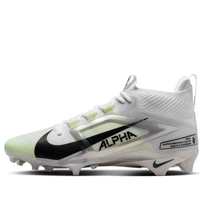 Nike Alpha Menace 4 Elite 'White Black' FD7036-100 sold by KicksCrew