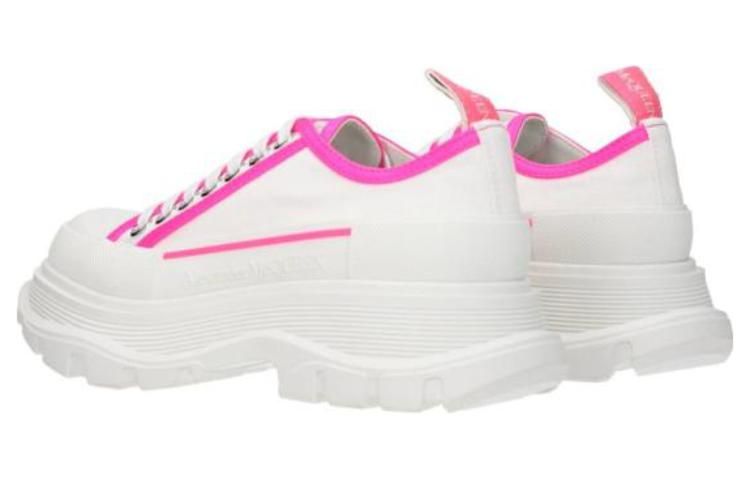 (WMNS) Alexander McQueen Tread Slick Lace Up 'White Neon Pink' 697074W4MV59895 sold by KicksCrew product image thumbnail 3