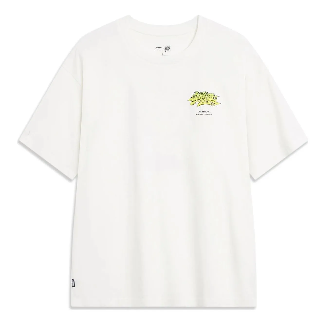 Li-Ning x OG_SLICK Skateboarding Graphic T-shirt 'White' AHST483-3 sold by KicksCrew