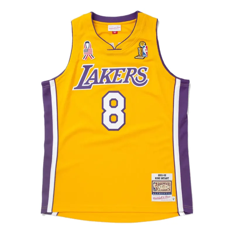 Mitchell & Ness x NBA Los Angeles Lakers 2001-02 Hardwood Classics Jerseys 'Kobe Bryant 8' AJY41159-LAL01KBRLTGD sold by KicksCrew