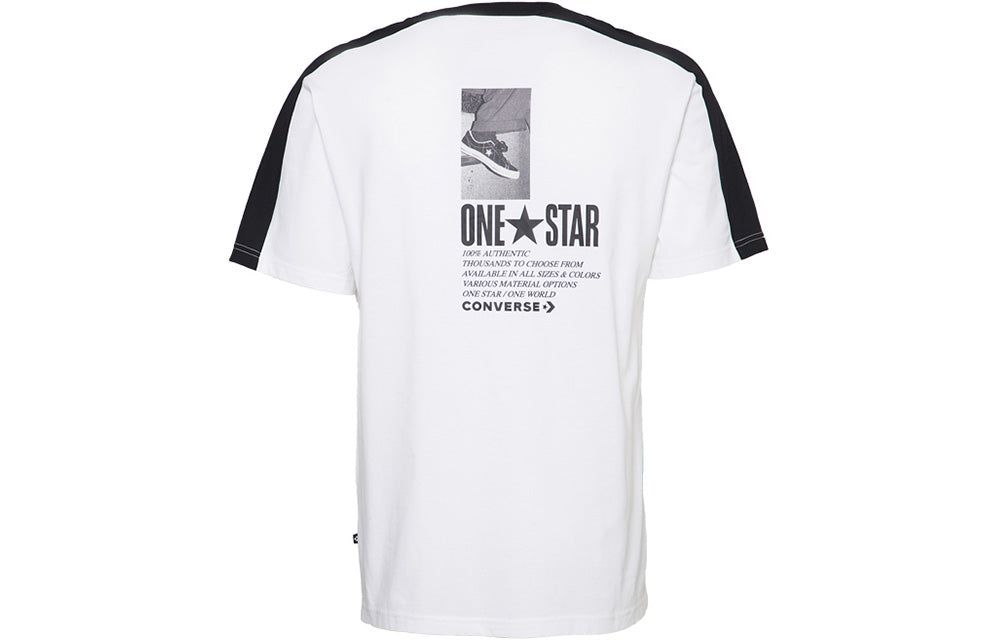 Converse One Star Panel T-Shirt 'White' 10016941-A01 sold by KicksCrew product image thumbnail 2