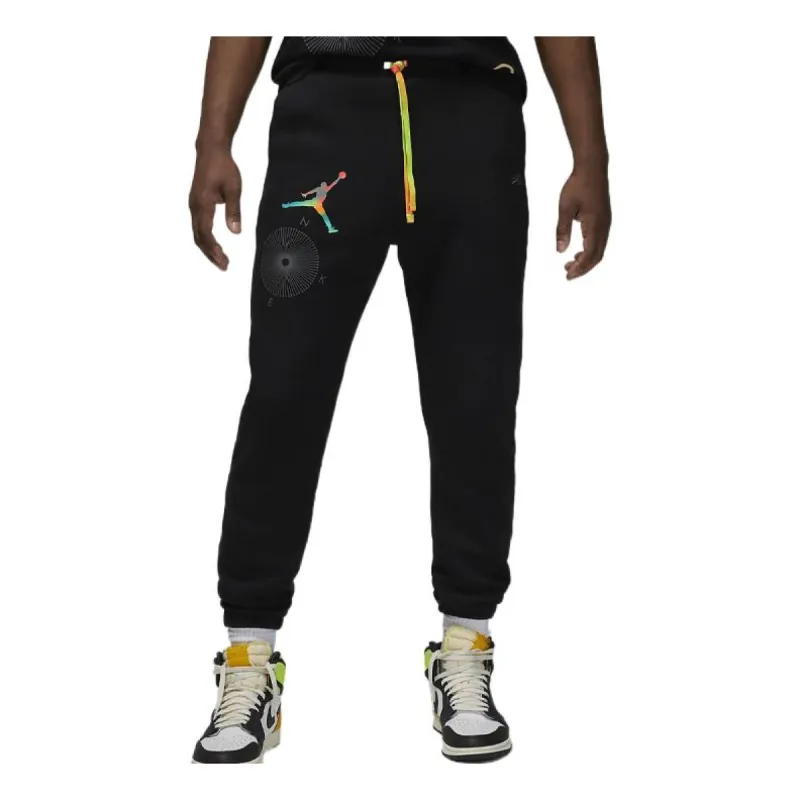 Air Jordan Flight MVP Graphic Fleece Pants 'Black' DQ8015-010 sold by KicksCrew