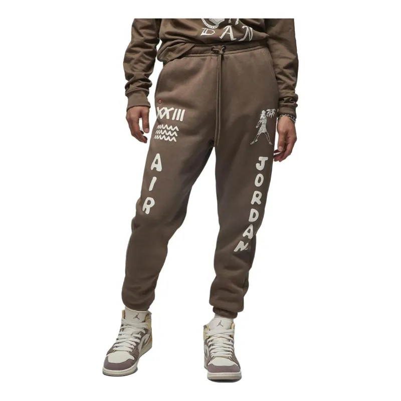 Air Jordan Artist Series by Umar Rashid Flight Fleece Pants Asia Sizing 'Palomino' DV7570-274 sold by KicksCrew