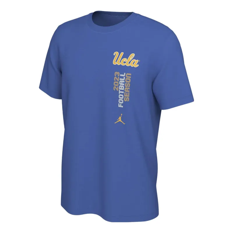 Air Jordan UCLA Schedule College T-Shirt 'Signal Blue' HF4113-403 sold by KicksCrew